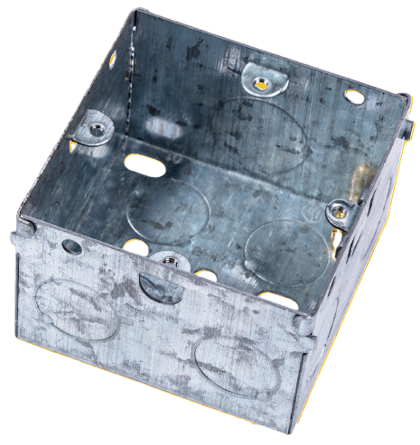 CB2 NIGLON 47mm Steel 1 G Switch & Socket Backbox